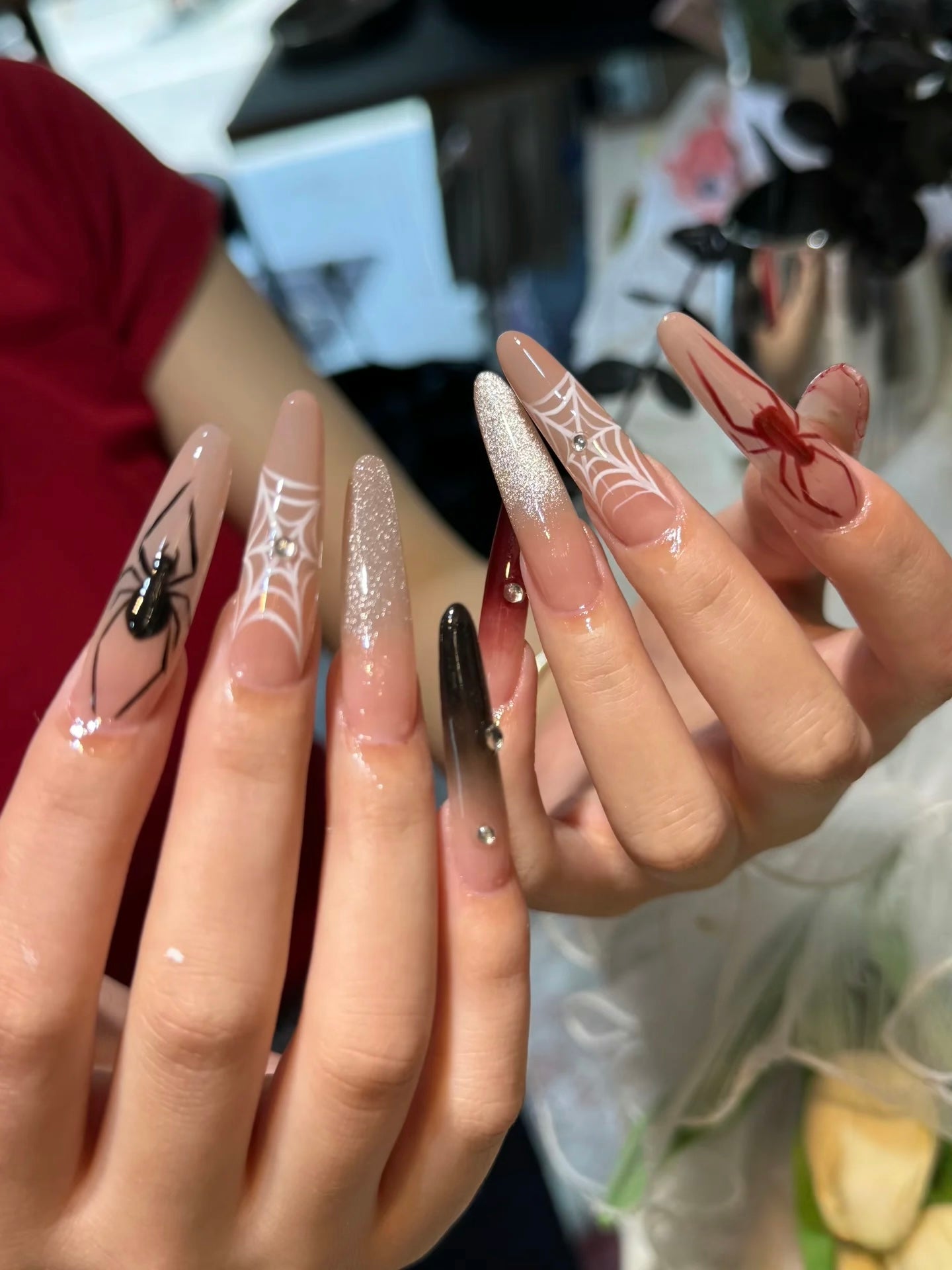 Spider Web Nails