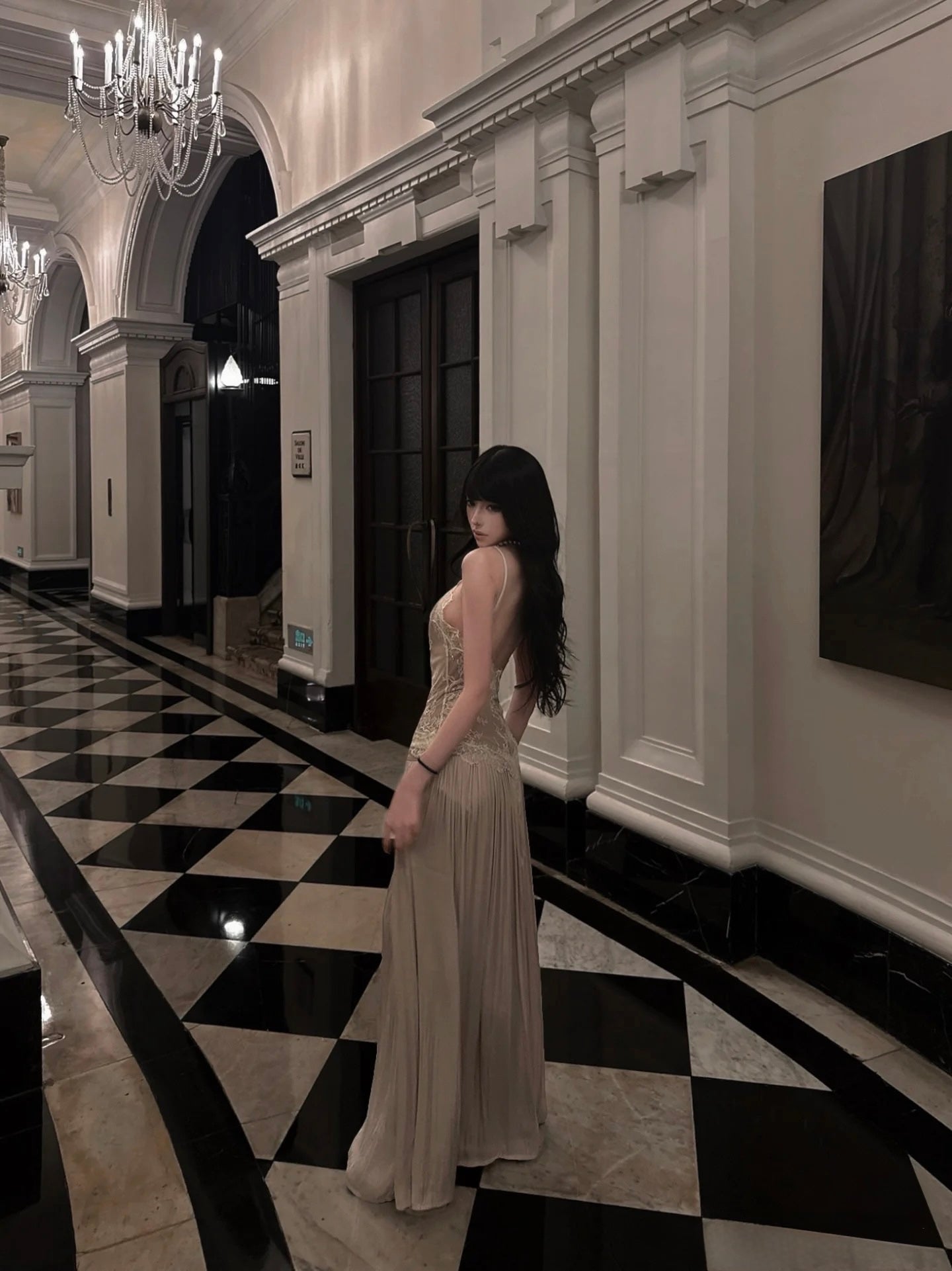 Lace Long Dress