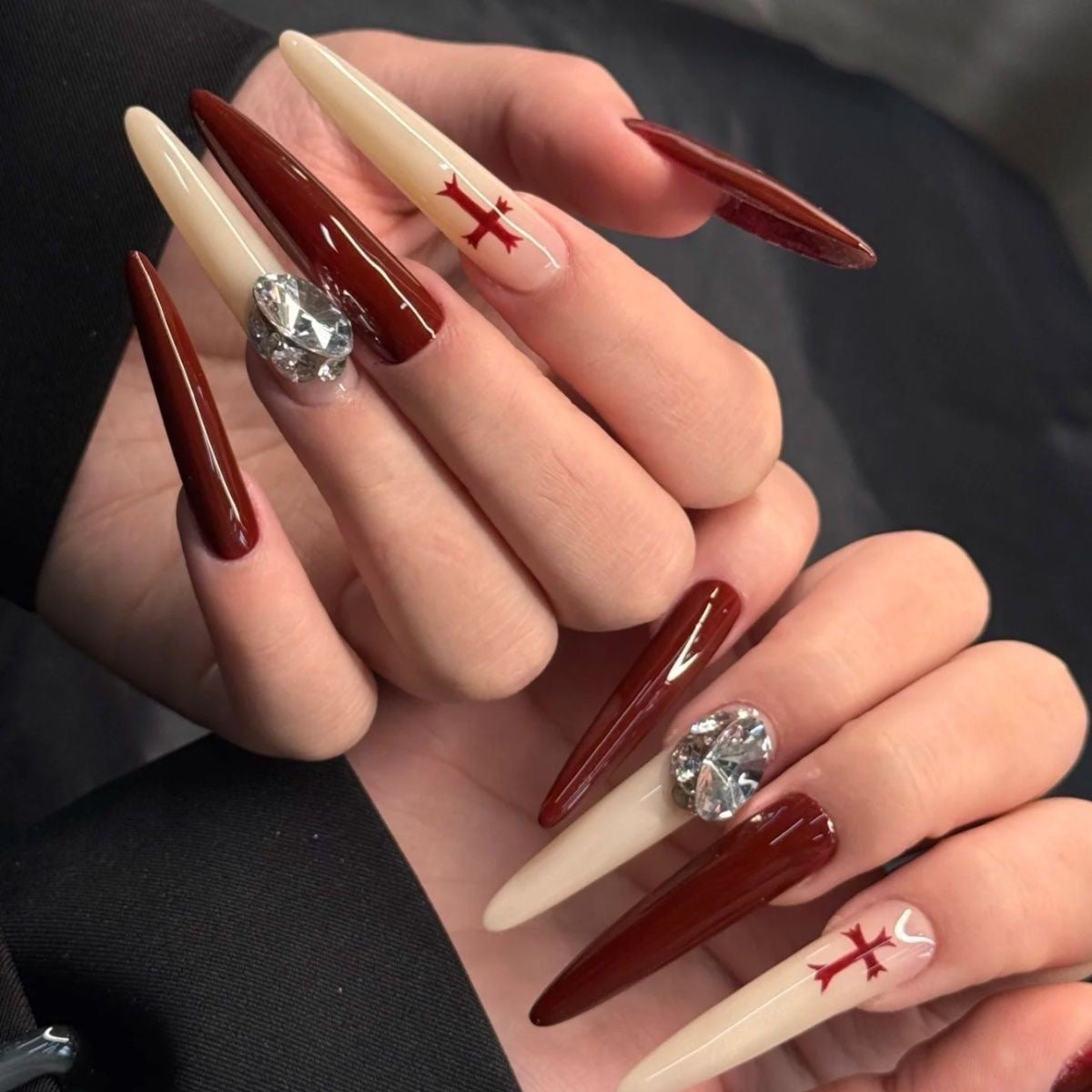 Red Stone Nails