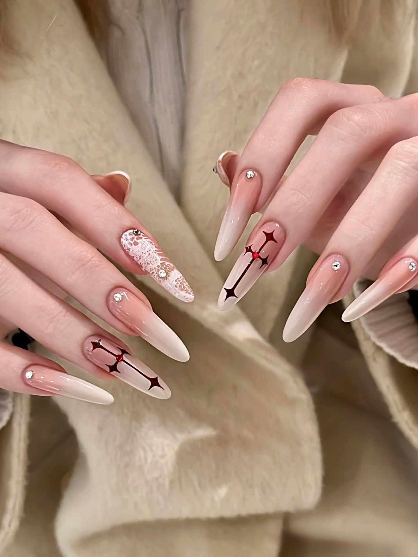 Bloody Cross Nails