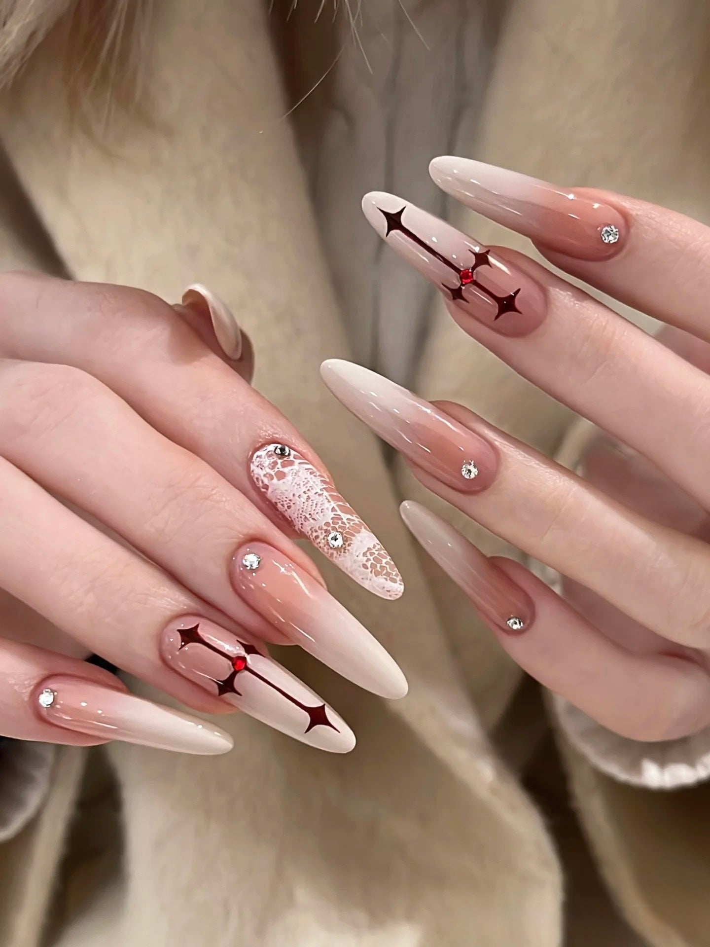Bloody Cross Nails