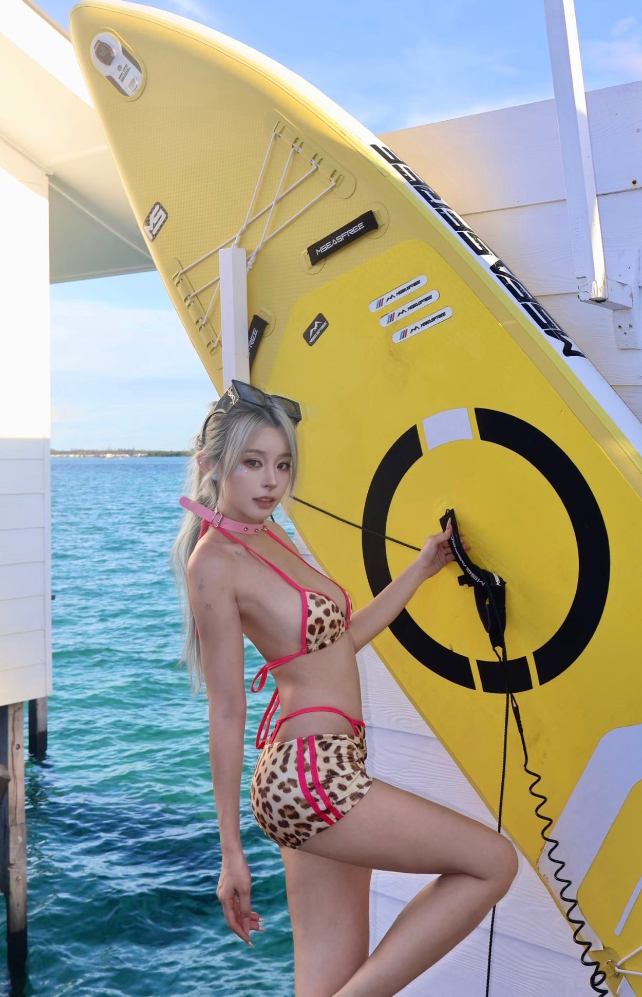 Leopard Print Bikini Set