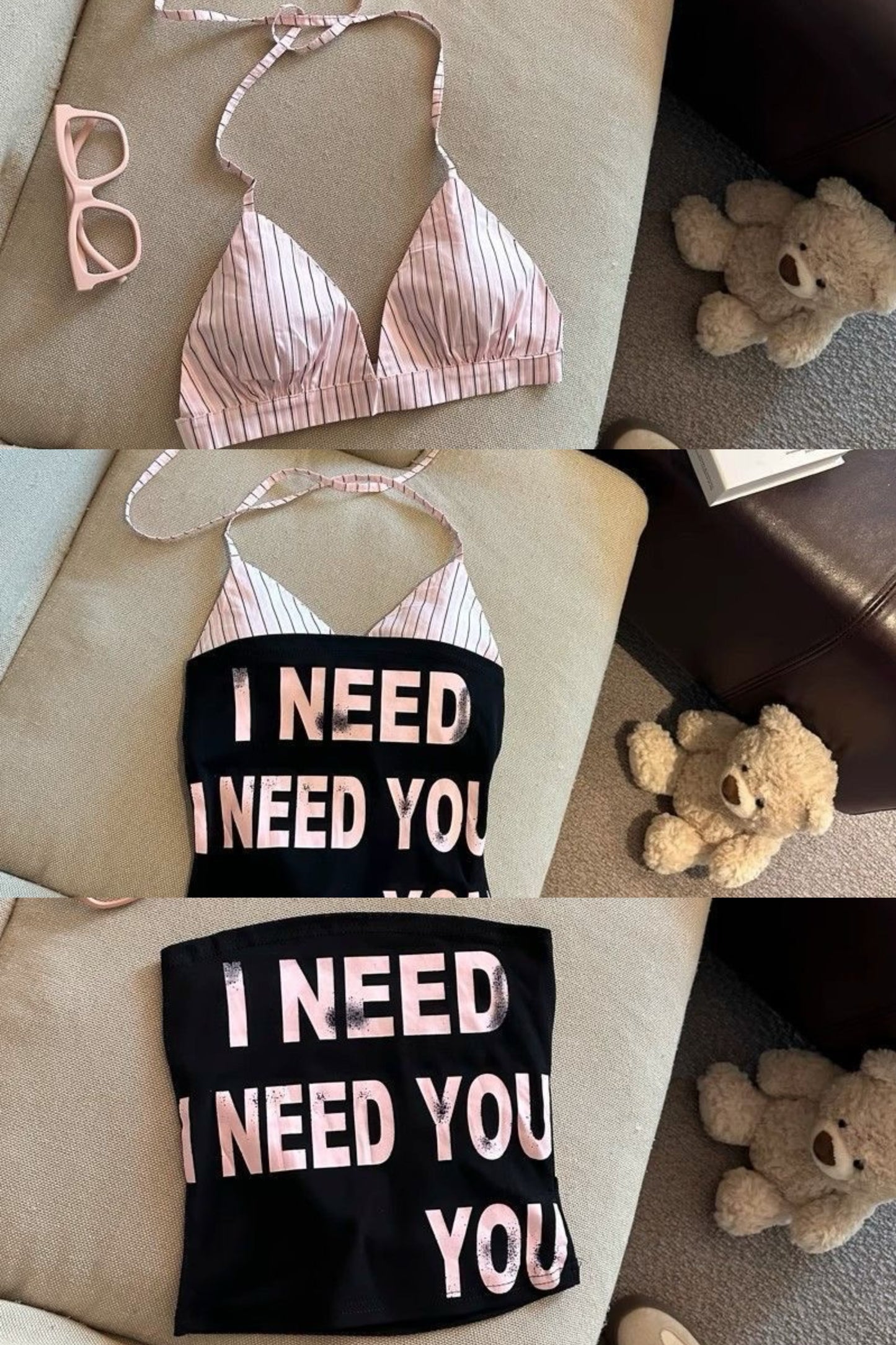 NEED YOU Two-Piece Top