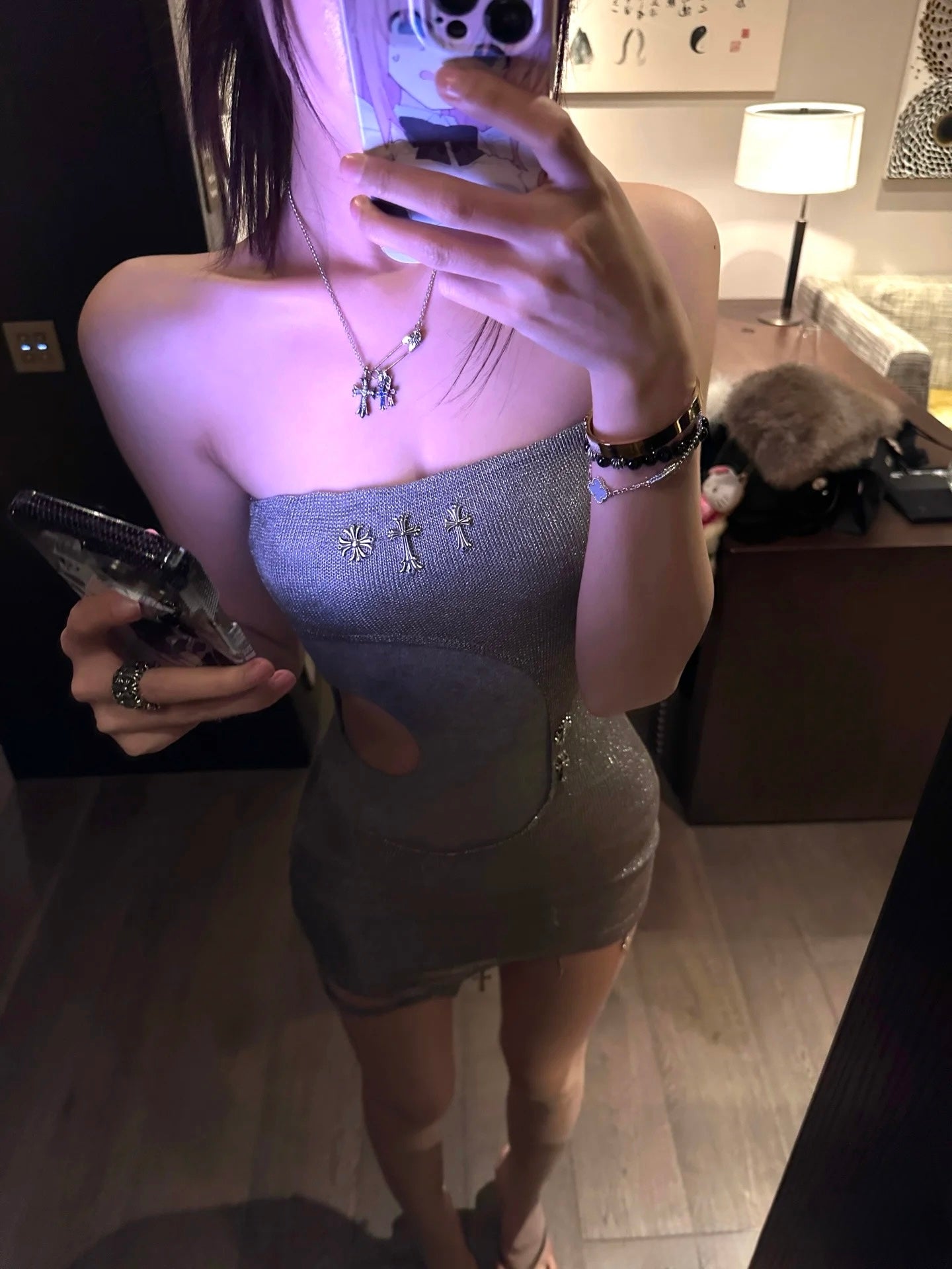 a- Moonstone dress