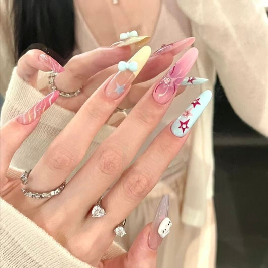 Cotton Candy Nails